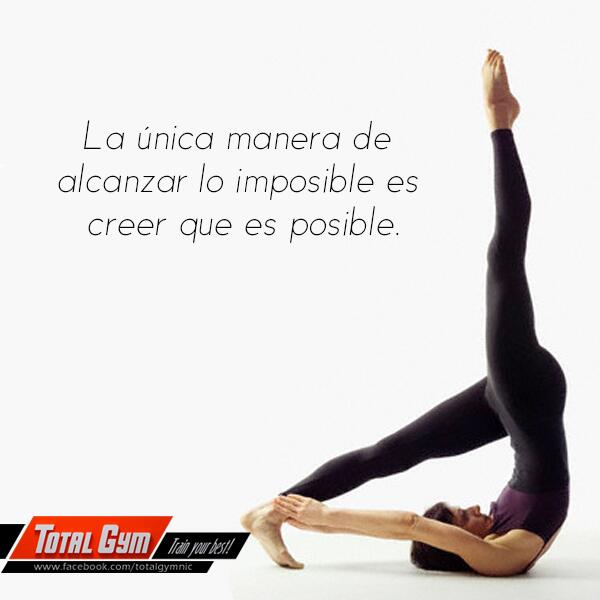 TotalGymNic's tweet photo. Si no sueñas, nunca encontrarás lo que hay más allá de tus sueños. http://t.co/85MPVmEv94