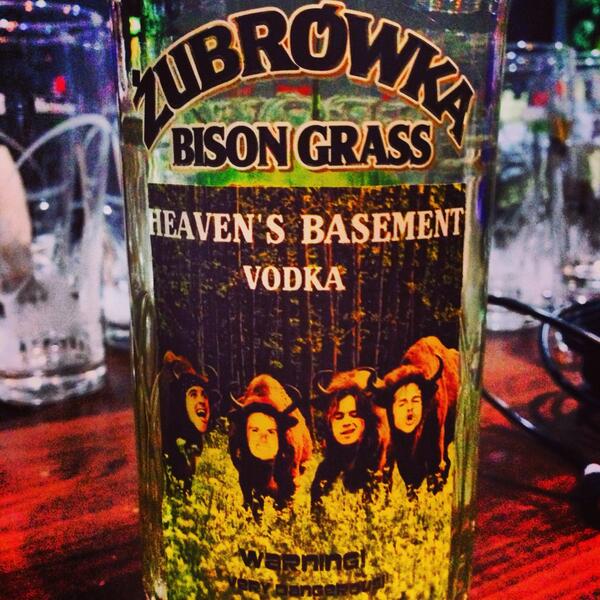 Thanks for the Heaven's Basement vodka Poland! We have the coolest fans #heavensbasement #bisongrass #vodka