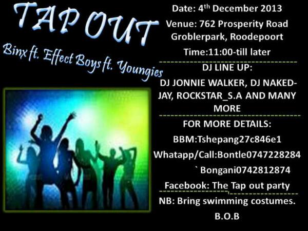 deejay_stibo7's tweet image. #04DEC tap in the party than do the tapout dance with tap's deejay from 11am..... Cans if you drinking