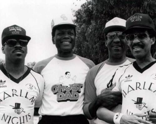 dariusrucker's tweet photo. “@ClassicPixs: Eddie Murphy, Sidney-Poitier, Bill Cosby and Richard Pryor http://t.co/JgLrbPxM01”.  This is CLASSIC. I love it. LEGENDS!!