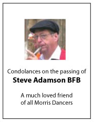 chalicemorris's tweet photo. @chalicemorris send condolances on the passing of Steve Adamson BFB.  A much loved friend of all Morris dancers. http://t.co/vLzZ3Ha9zv