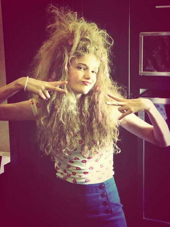 Woke up with Bedhair. Then, all of a sudden monkeys put gum in my hair..Eeek! :o #Cursed