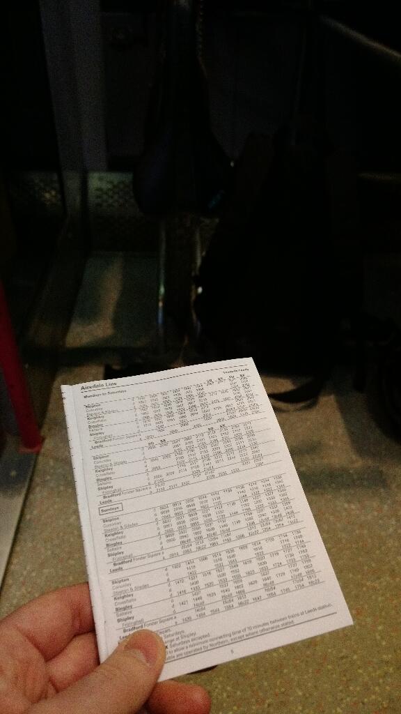 absuk's tweet image. Call me a geek but I've just worked out I can get a 0610 from Bradford and in Carlisle for breakfast. #traintimetable