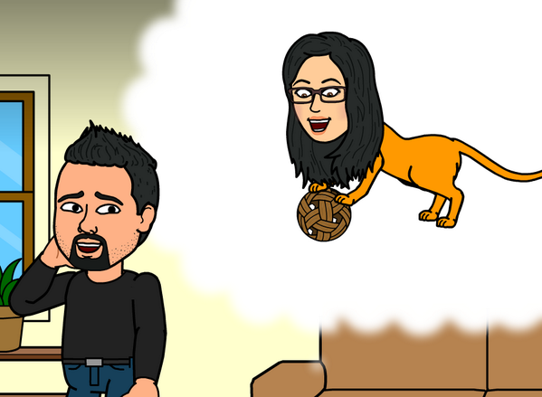 jj_moos's tweet photo. Jehangir thinks Shivangi would be purrfect as a cat. #bitstrips http://t.co/cuplO3zyTZ