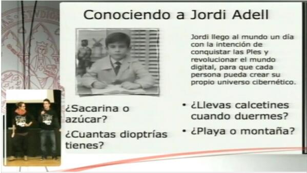 lindacq's tweet photo. Rt @diegodydies: Divertida intro de Jordi Adell @jordi_a de alumnos de  Universidad Murcia  http://t.co/15Ja1IE5TH http://t.co/9LaUyjpxBQ