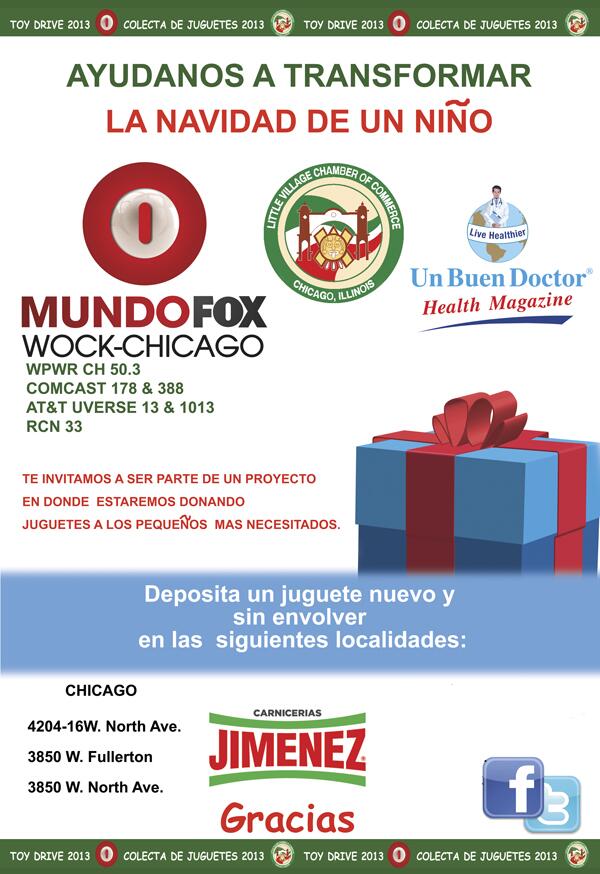 make #Christmas happier by donating a #toy! <a href="/MundoFOXChicago/">mundoFOXChicago</a>
- - -
regale un #juguete para una #navidad mas #feliz!!!