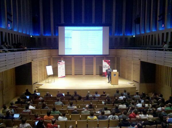 twr_wrtp's tweet photo. prime spot at #scalax, Kings Place is an excellent venue http://t.co/0Ovj6x8pnd