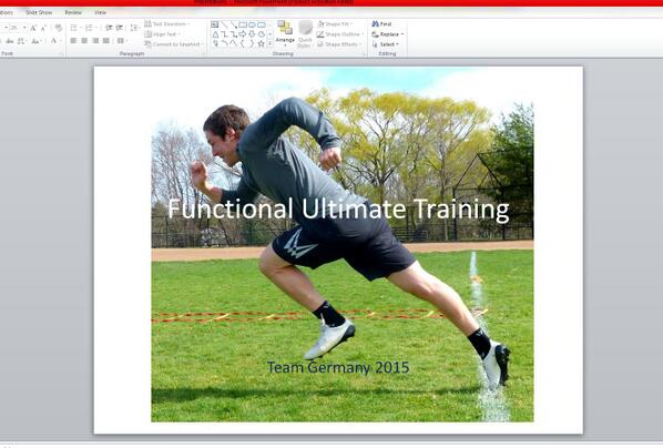 Jamming on the presentation for Team Germany training camp. Ah this might be the sweetest presentation I've ever made