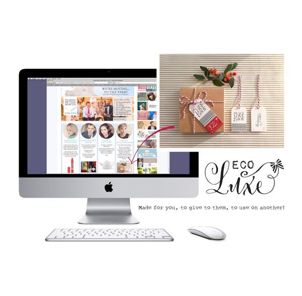 Yippee my Eco-Luxe Christmas cards were picked by <a href="/Beautbird/">Becky Sappor</a> in the <a href="/RockMyWedding/">RockMyWedding</a> newsletter #doesalittledance