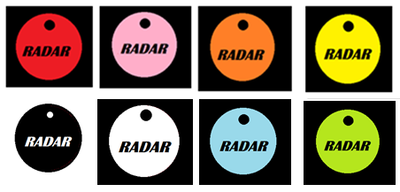 RADARfinderapp's tweet photo. @RADARfinderapp comes in nine bright colours #Bright #Simple #ChooseYourFavourite http://t.co/7NGu9GTqo3