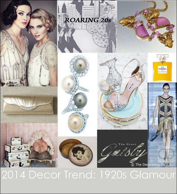 2014 Decor Trends TREND #1: ROARING 20S ART DECO INFUSED GLAMOUR buff.ly/1bq25v0