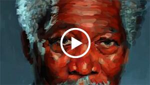 devour's tweet photo. Morgan Freeman iPad Painting http://t.co/zSUZrfjmKi http://t.co/OYR5Dfp2jL