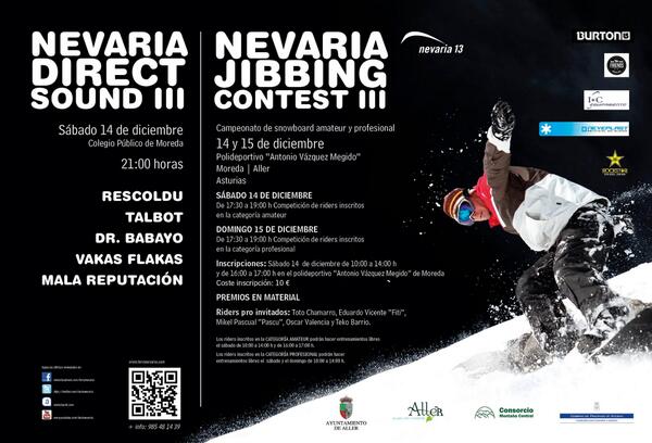 FeriaNevaria's tweet image. Riders pro y amateurs en #Nevaria2013 Vuelve el #jibbing con NEVARIA JIBBING CONTEST #snow #snowboard