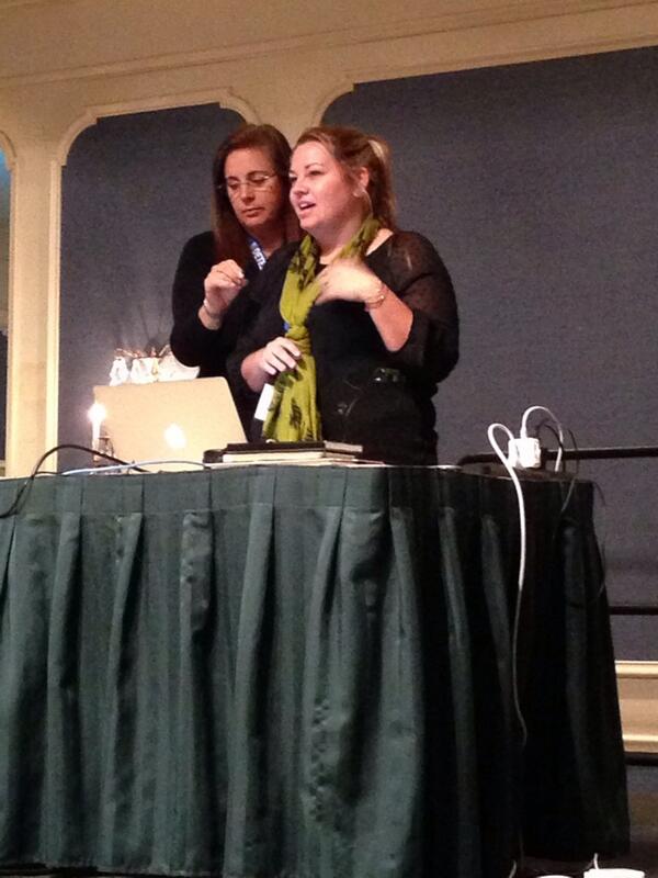 HaleyGarzaPoole's tweet photo. @BrandieHicks sharing Remind101 Smackdown-style!! http://t.co/MuGl4QelQA