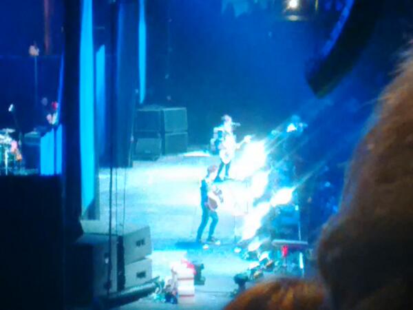 EllieMouseMurs's tweet photo. shocking photo,but free radio live was amazing and the vamps were so good as well, that's them @TheVampsband http://t.co/MPfyLxoOL4