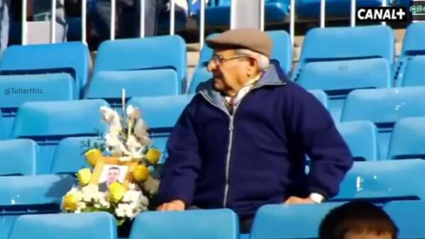 TuiterHits's tweet photo. Lleva a su hijo al Bernabéu a cada partido http://t.co/qUj5qD5IQN