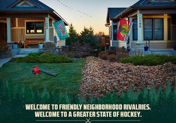 mnwild's tweet photo. #mnwild #nhlblackhawks Thursday, enough said. http://t.co/dN7b3u2Wfn