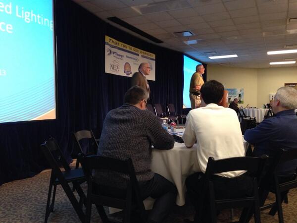 rbranski's tweet image. Great lunch, back for afternoon sesh…#advancedlighting controls. Awesome conference so far! @NextEnergyMi #MiALC