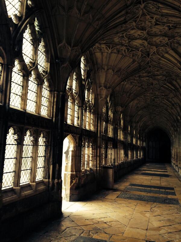 AS Geography trip just happened to take us through Gloucester Cathedral #gloucester #cathedral #harrypotter