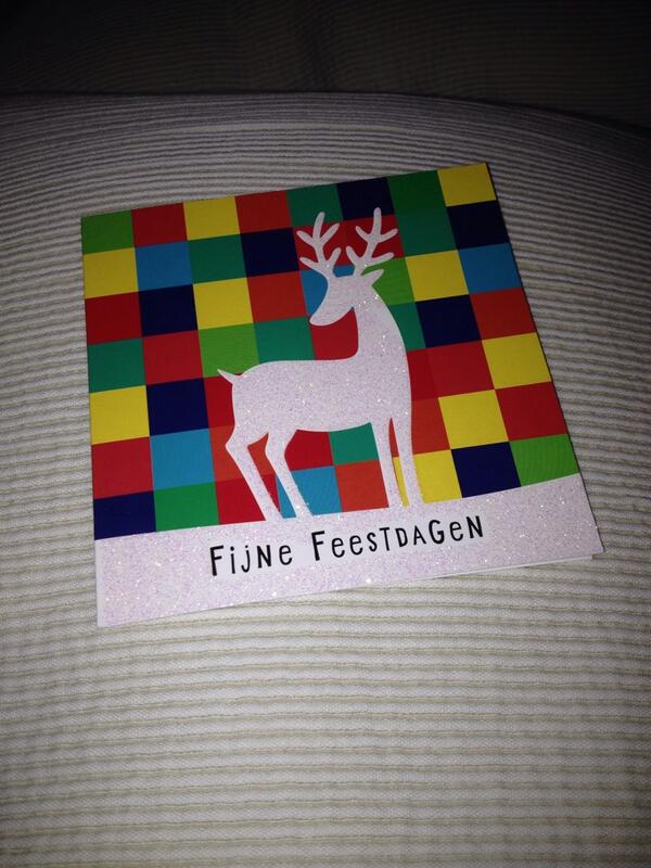 Eerst kerstkaart is binnen!!! #PostNL