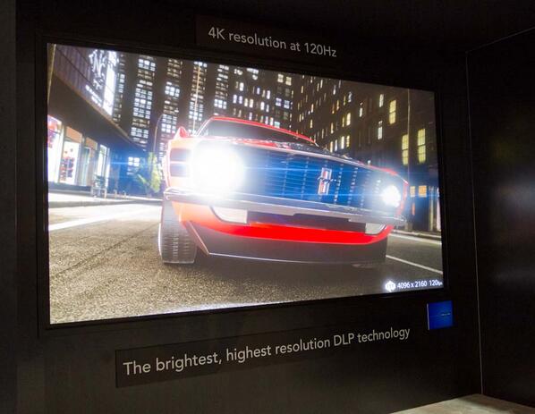 This 4K #DLP 120Hz visual powerhouse delivers pristine image quality. See it and believe it at booth 2049 #IITSEC2013