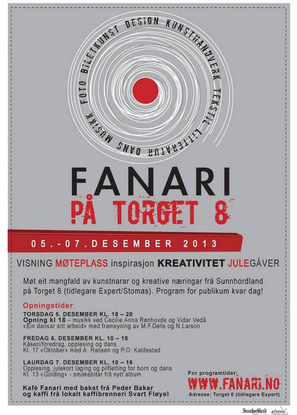 Thursday, Friday and Saturday this week, you can get some christmas shopping done in the Fanari exhibition in Stord!