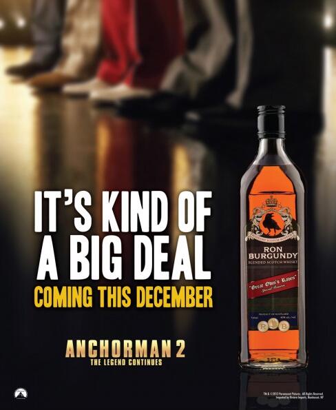 YourFrankness's tweet photo. "@darrenrovell: Coming Soon to a liquor store near you: Ron Burgundy Blended Scotch Whiskey http://t.co/KsgmAR3i4O" @TheRealRaymundo YESSSS