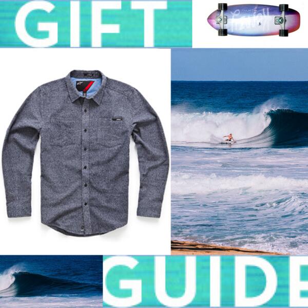 Find surf-inspired gifts from <a href="/alpinestars/">alpinestars</a> and <a href="/carverskate/">Carver Skateboards</a> in the Surfline #HolidayGiftGuide: surfl.in/1ggyXaV