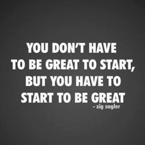 raehanbobby's tweet image. Amazing #quote by Zig Ziglar -- "You don't have be great to start, but you have to start to be great" #leadership