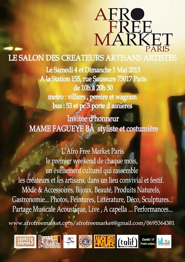 AFROFREEMARKET's tweet photo. Afro Free Market Paris mai 2013 pour la 8ème édition! https://t.co/MncrU9T8XZ http://t.co/fBf9yyo6Hm