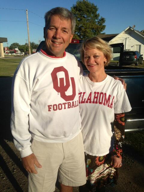 OGandE's tweet image. Congrats to #FanPower grand prize winner Tim Longest. He gets 4 midfield  tix to OSU vs. OU this weekend.