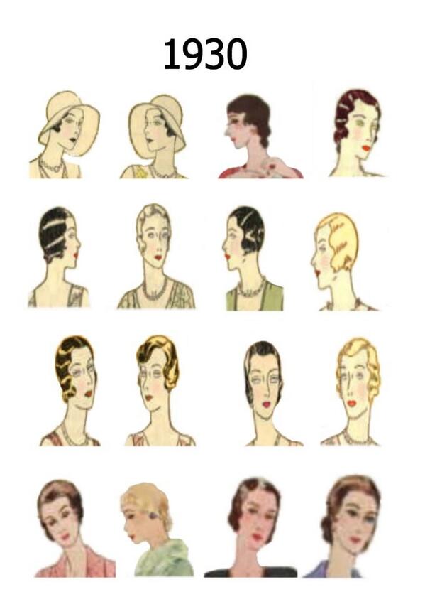 SGPenglish1102's tweet photo. 1930's hairstyles #30sclass http://t.co/0LVzKLPyrx