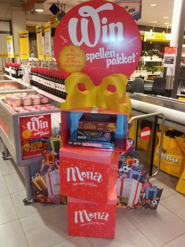 bij jumbo eerbeek..bij aankoop van Mona XL pudding...maak kans op een prachtig spellenpakket.