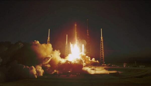 Successful launch of @spacex Falcon 9 boosting satellite to more than 40,000 miles above the earth.