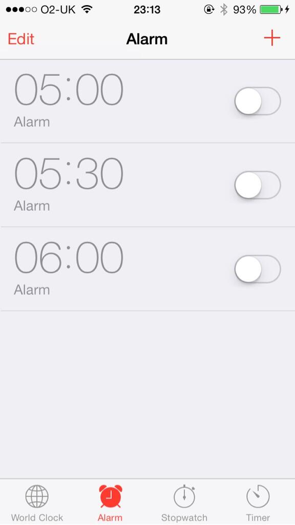 broganl92's tweet image. LOVE turning all these alarms off!! #dayoff #nolesson #lotsasleep ;)