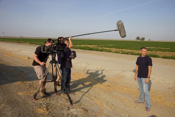 BigStarPictures's tweet photo. Filming with @genebaur of @FarmSanctuary for Eating Animals #EatingAnimalsFilm http://t.co/bTuz3k7QD7