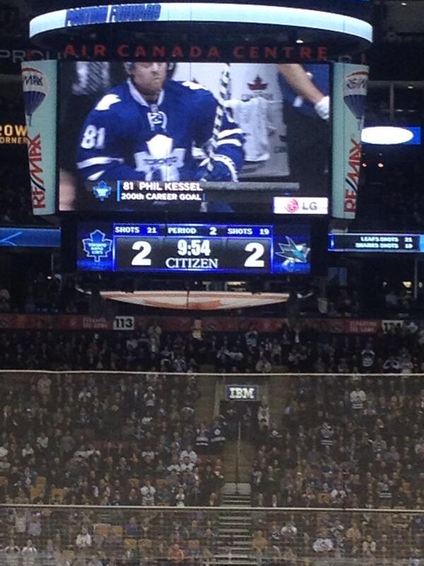 LeafsNaation's tweet photo. Milestone Card? Phil Kessel http://t.co/9fLx8SCwPJ
