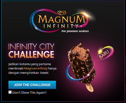 MyMagnumID's tweet photo. Penasaran dgn Magnum Infinity baru? Kalian bisa menghadirkannya ke kota kalian http://t.co/rZW7xbeUrN #WantInfinity http://t.co/qHXUffd55c