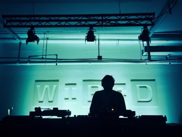 OtterBox's tweet photo. DJ James Murphy killing it at the #WIREDStore opening in #NYC tonight! #CommuterWallet http://t.co/UVuz05tUzw
