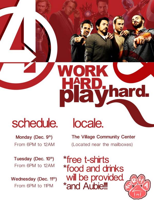 Study Breaks are next week!