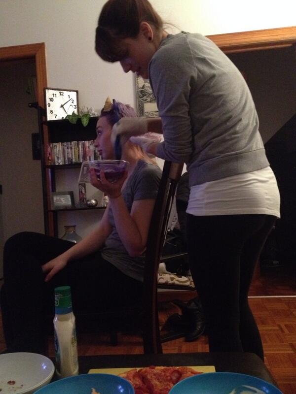 _TheChelsea's tweet image. Going periwinkle.