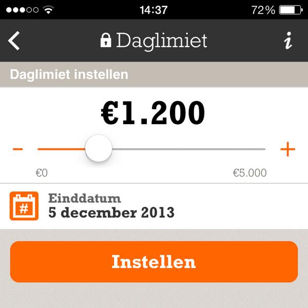 krassen Onderzoek Veilig ING Nederland on Twitter: "Update ING App iOS &amp; Android. Nu zelf  bepalen hoeveel je kunt overmaken met de Mobiel Bankieren App!  http://t.co/uM03sW2Fzw" / Twitter