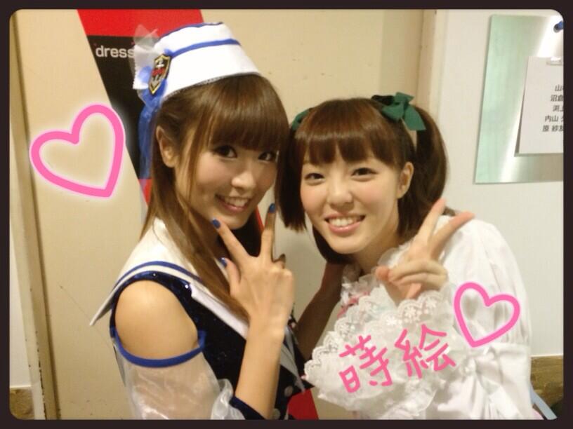 渕上舞 声優 アルペジオライブお写真 刑部蒔絵役の原紗友里ちゃんと アルペジオ Http T Co Egfutfc1ts Twitter