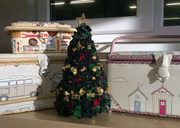We've got our Christmas tree up here at <a href="/1stforfabrics/">1stForFabrics</a> - have you?