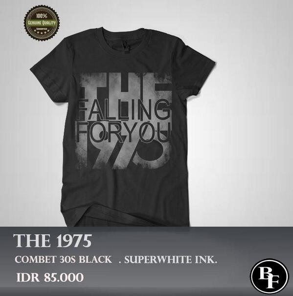 butterfly_ind's tweet photo. the 1975 tee idr 85k http://t.co/t6LnzhrXC3