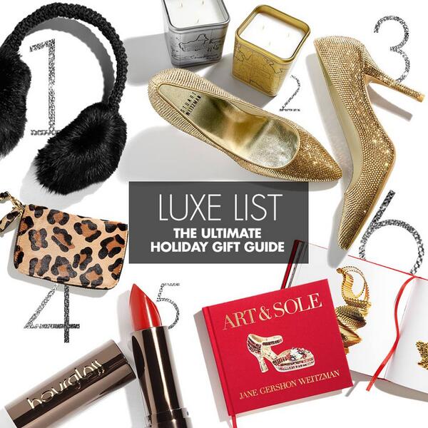 We are so excited and thankful to be on the <a href="/Stuart_Weitzman/">Stuart Weitzman</a> #LuxeList this #holiday #season! #giftguidegurus