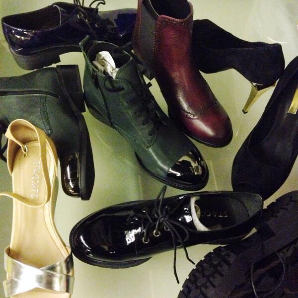 The shoes have arrived for Friday's show at Jakarta Fashion Market. Thanks to <a href="/staccato_id/">Staccato Indonesia</a> for supporting us!