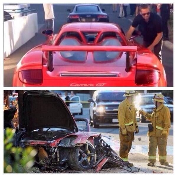 CoinWuTang's tweet photo. Se filtra foto donde se ve al actor Paul Walker tomando su auto antes del terrible accidente donde perdió la vida. http://t.co/F1bWFPRpsk