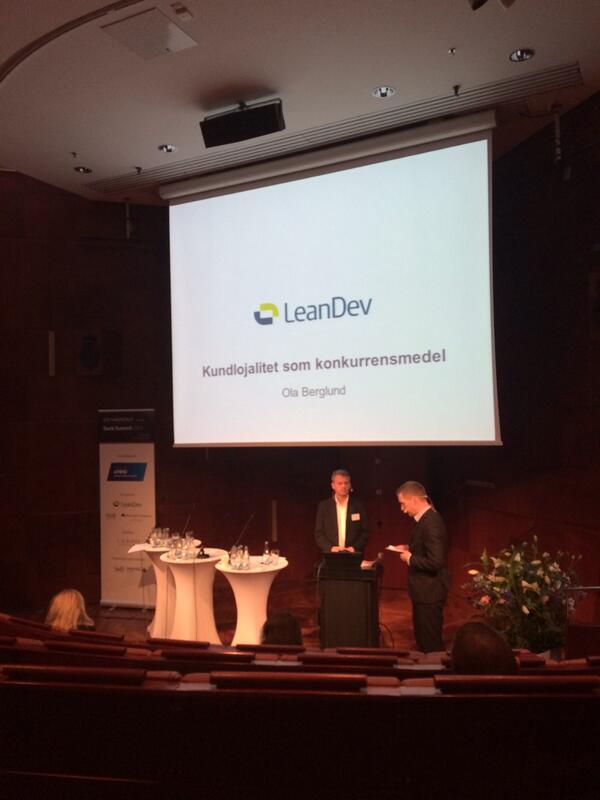 Ola Berglund pratar om kundlojalitet och hur IT-system kan stödja bankernas verksamhet på #svdbanksummit