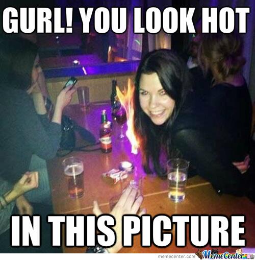 Girl you look hot in this picture! 